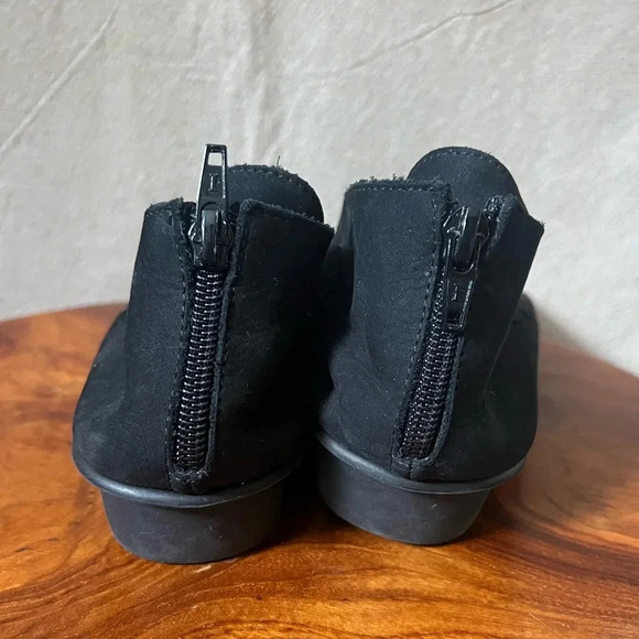 Sesto Meucci Evonne Black Nubuck Shoe Leather Open Toe Slip On Size 12 - Picture 3 of 12